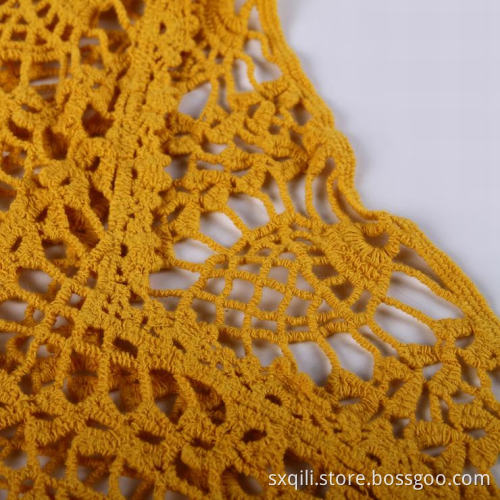 Yellow sleeveless beach dress summer wraps sexy beachwear